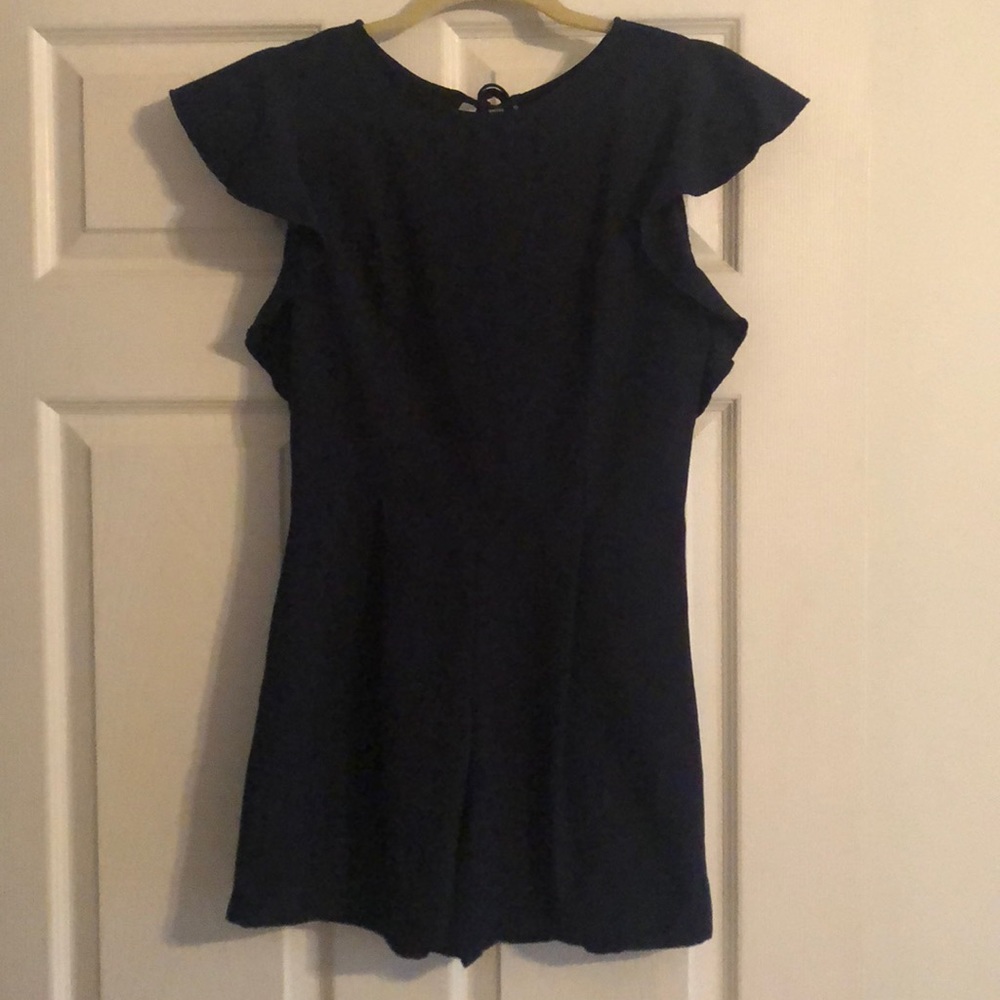 Navy blue romper
